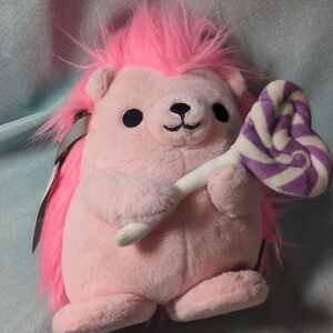 Hallmark Singing Dancing Hedgehog Musical Plush Lollipop Valentine's  9" New